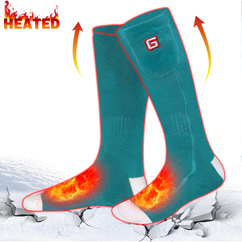 Rechargeable Battery Heated Socks Kit for Chronically Cold Feet for Women & Men 